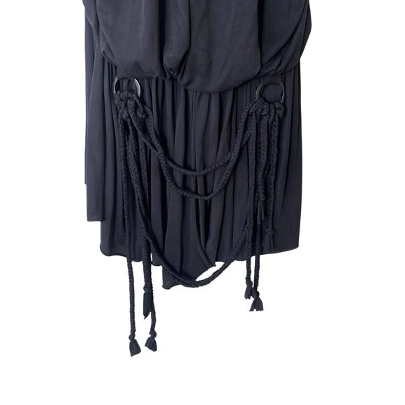 Free People Dust in the Wind Romper Dark Gray Size Medium - Picture 3 of 8